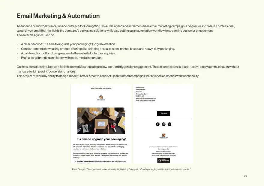 Email creative design