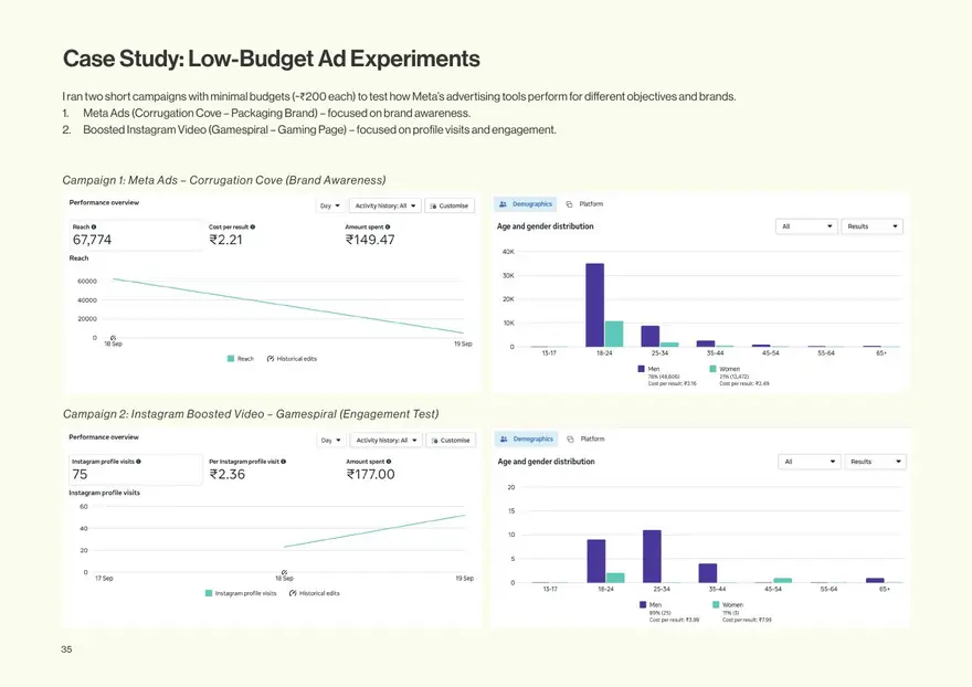 Meta Ads case study results
